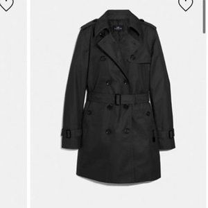 brand new Coach Trench Coat for woman black